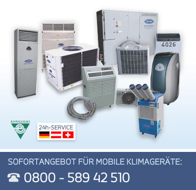Mobile Klimaanlage für Serverraum
